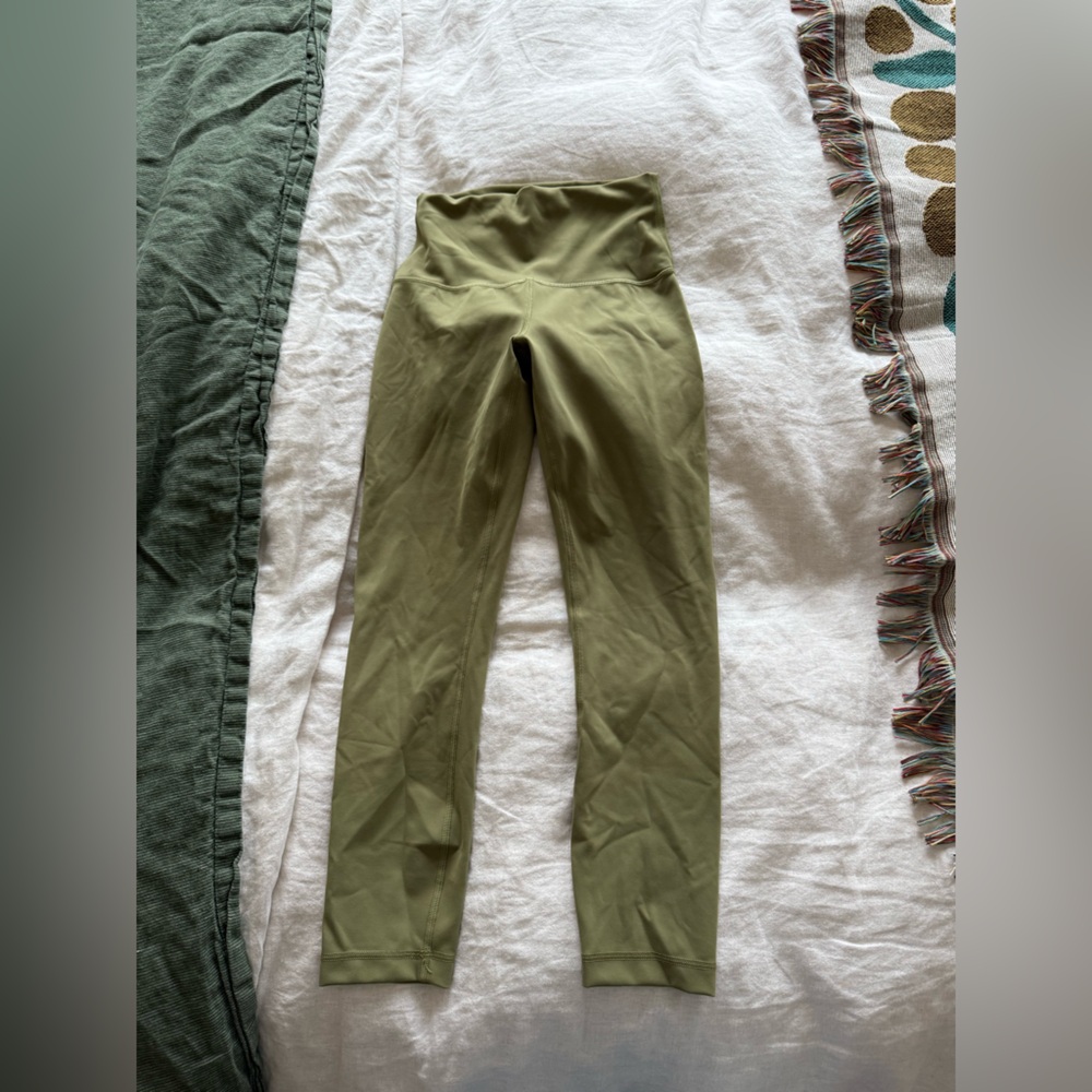 Green Lululemon Leggings